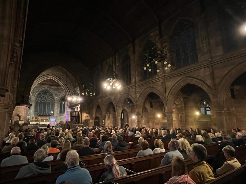 Sir Michael Palin in Liverpool